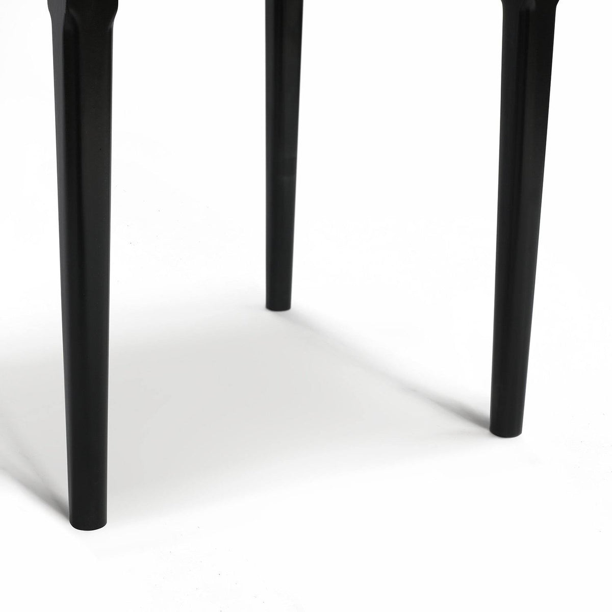 18x22 White Marble Side Table with Walnut Leg E739755