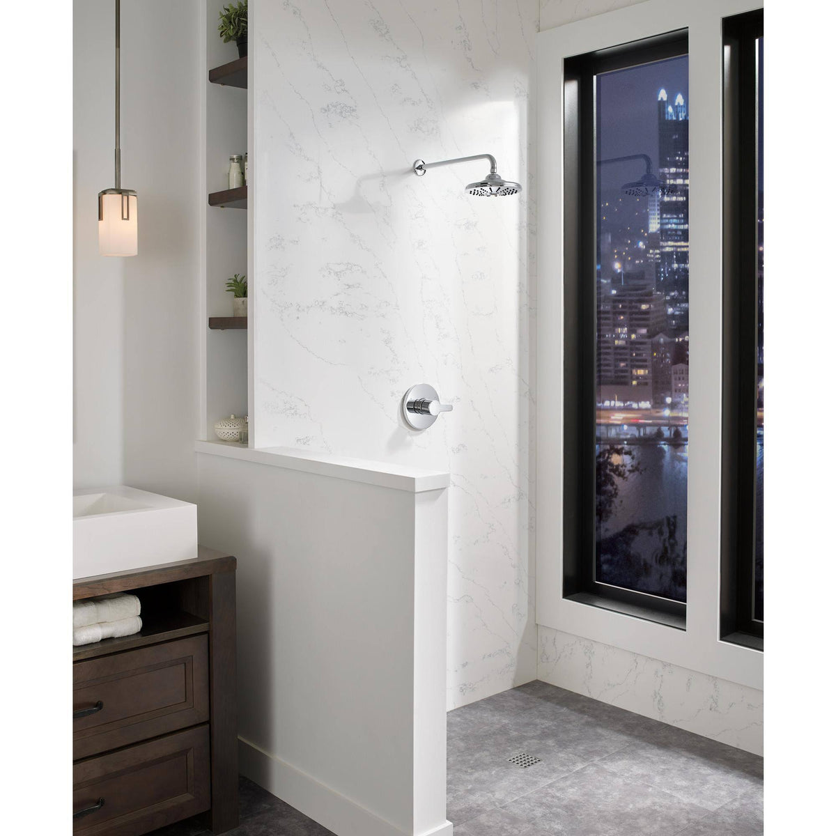 3-Setting Raincan Shower Head Stainless W68530