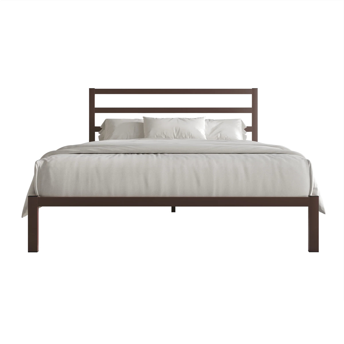 Queen Size Black Metal Platform Bed N760394