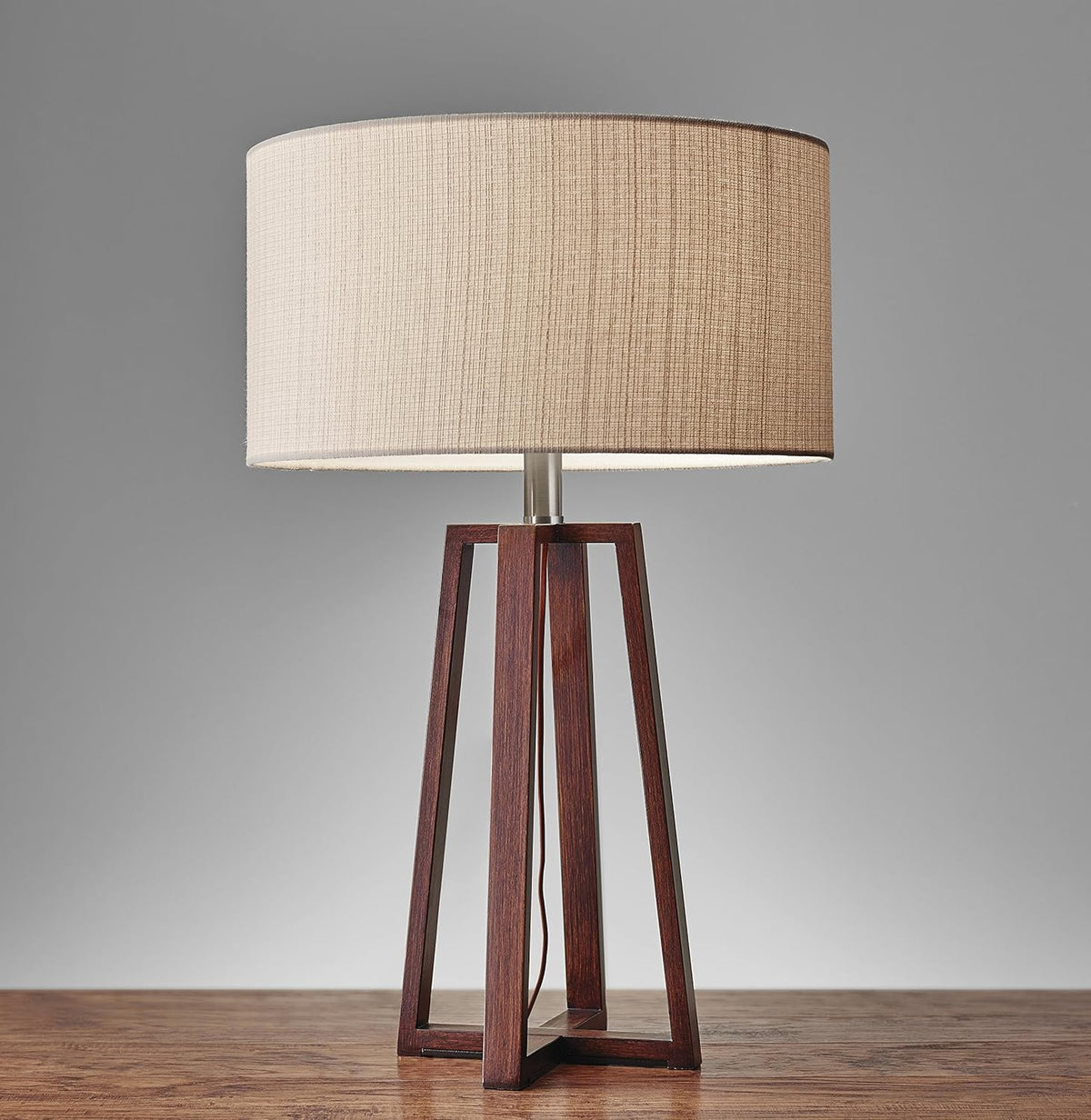 Walnut Birch Wood Floor Lamp W210