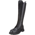 Black Leather Boots Z5074