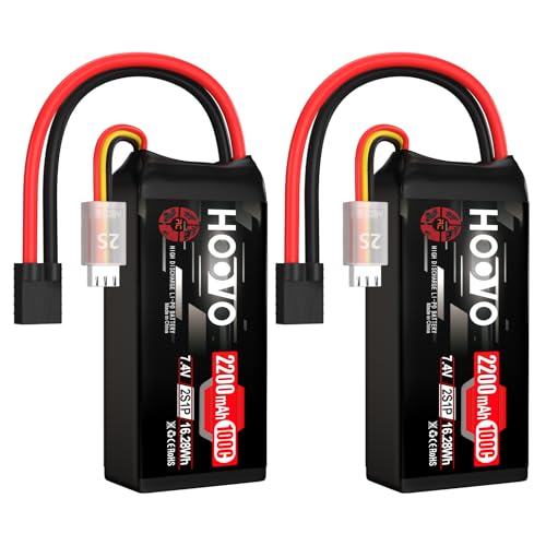 3S 2200mAh 80C 11.1V Shorty Lipo Battery Pack 2 Pack G83580