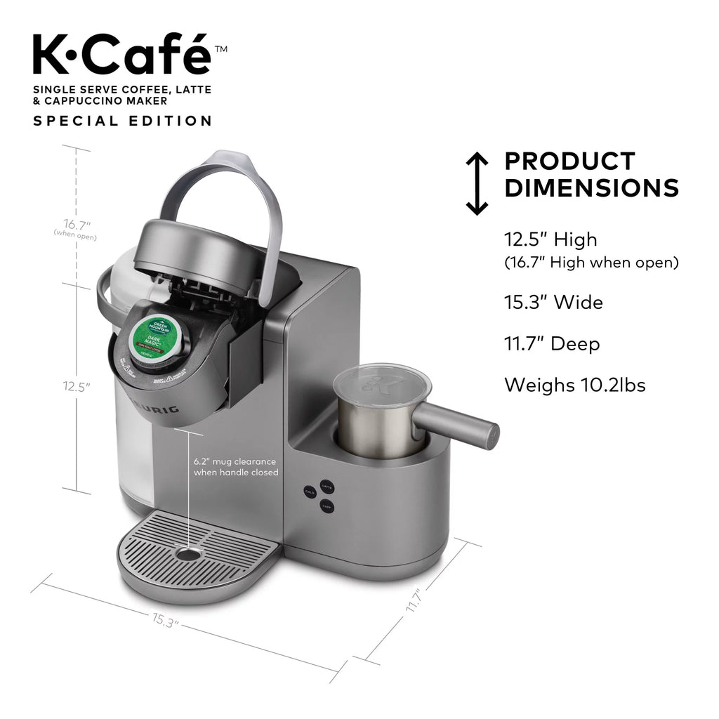 Single Serve K-Cup Pod Coffee, Latte and Cappuccino Maker T81915
