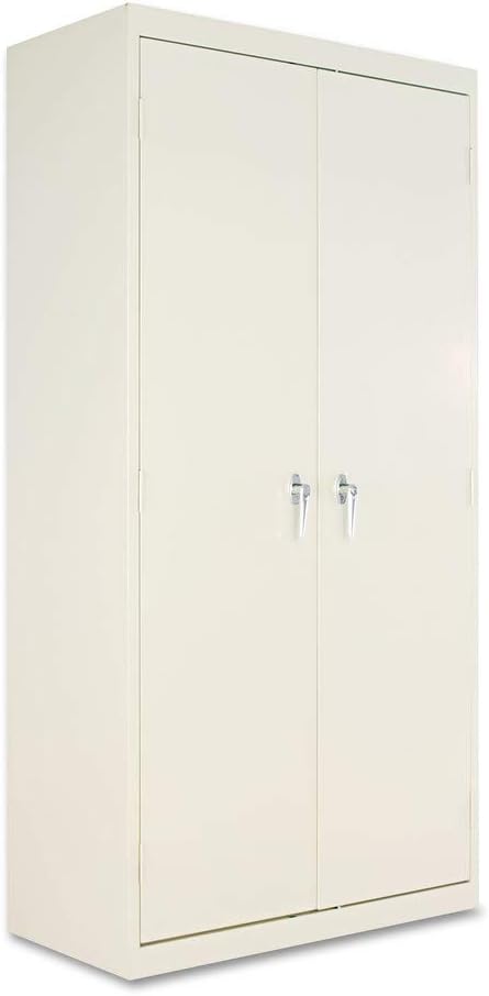 Black Storage Cabinet with Adjustable Shelves E783630