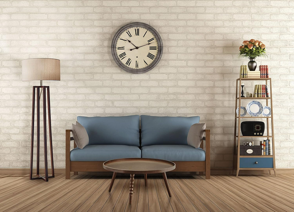 Walnut Birch Wood Floor Lamp W210