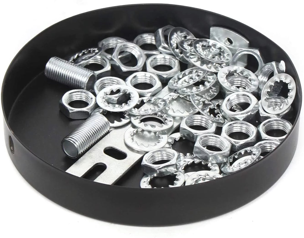 Black Metal 18 Lights Chandelier X71288