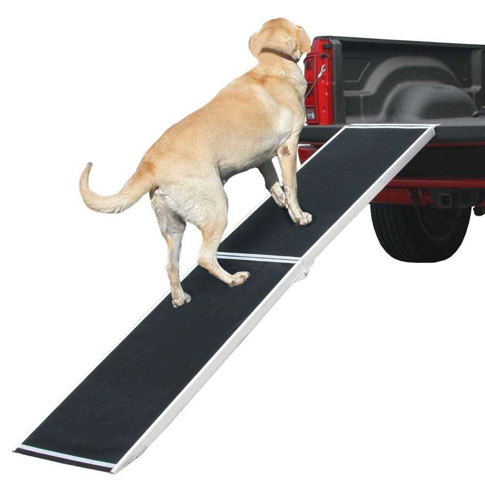 7 ft. Lightweight Extra Wide Folding Aluminum Pet Ramp O337