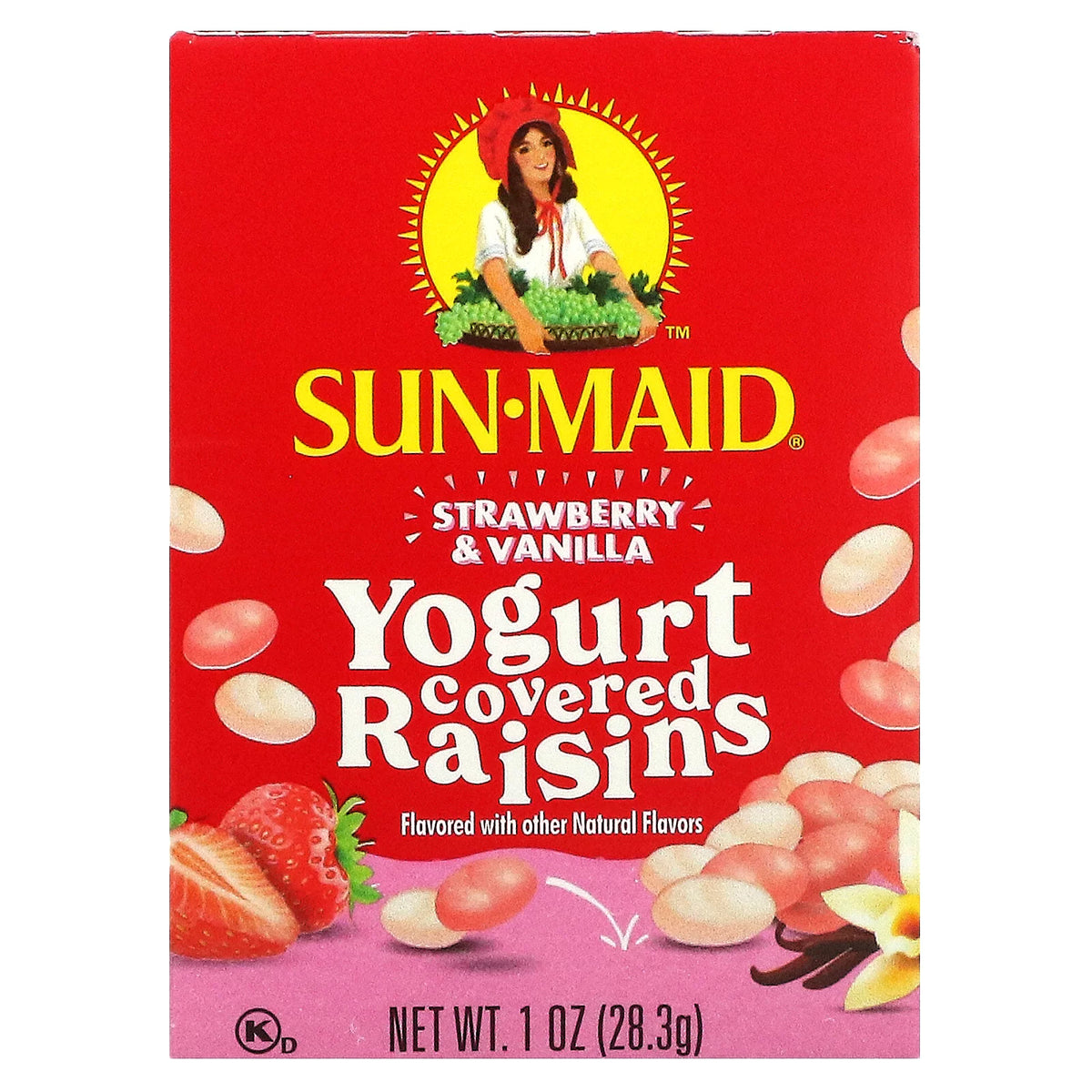 Yogurt Covered Raisins Strawberry & Vanilla 6 Boxes M374884