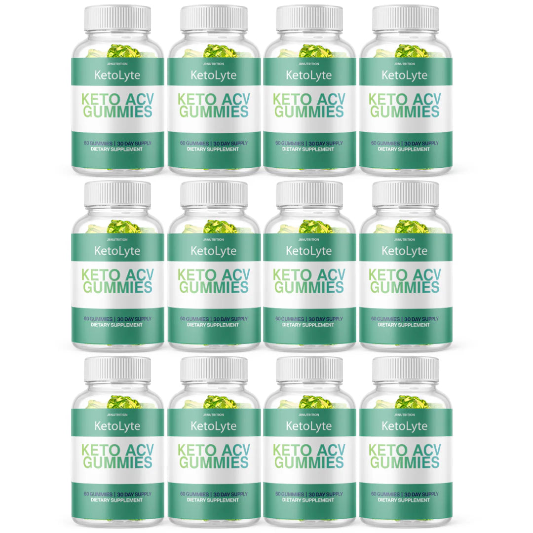 Keto ACV 1000mg Gummies 12 Bottles R7298