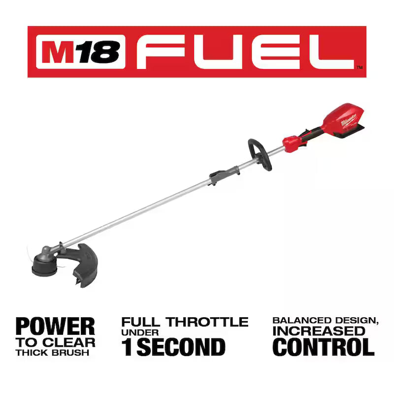 18V Cordless Brushless String Grass Trimmer with Pole Saw, Hedge Trimmer, Edger Attachments G312