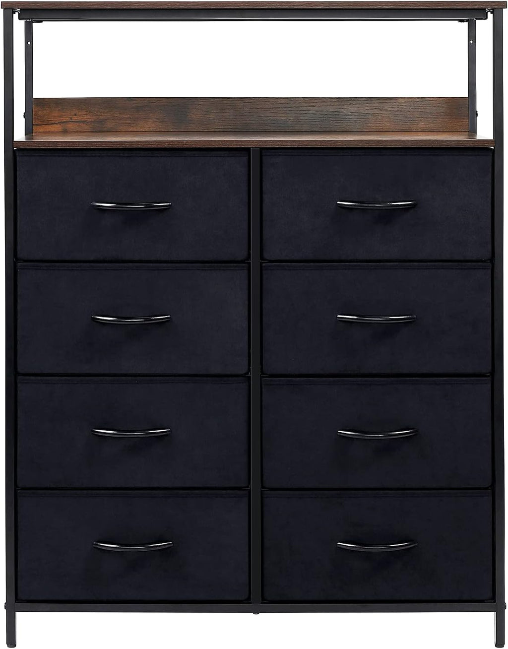 8 Drawer Dresser with Shelves C5307