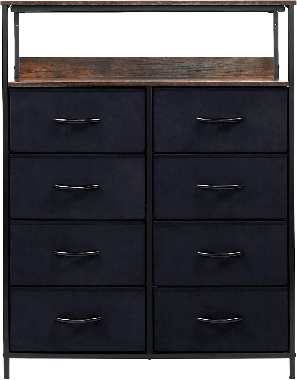 8 Drawer Dresser with Shelves C5307