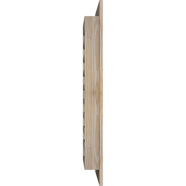 28-in W x 12-in H Unfinished Smooth Pine Gable Vent Z700615