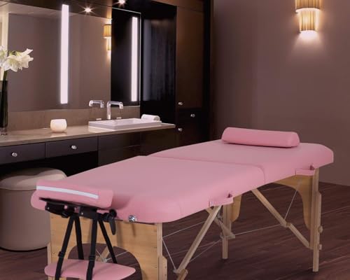 Portable Massage Table 28 inche Wide Heigh Adjustable 2 Folding Spa Table F678005
