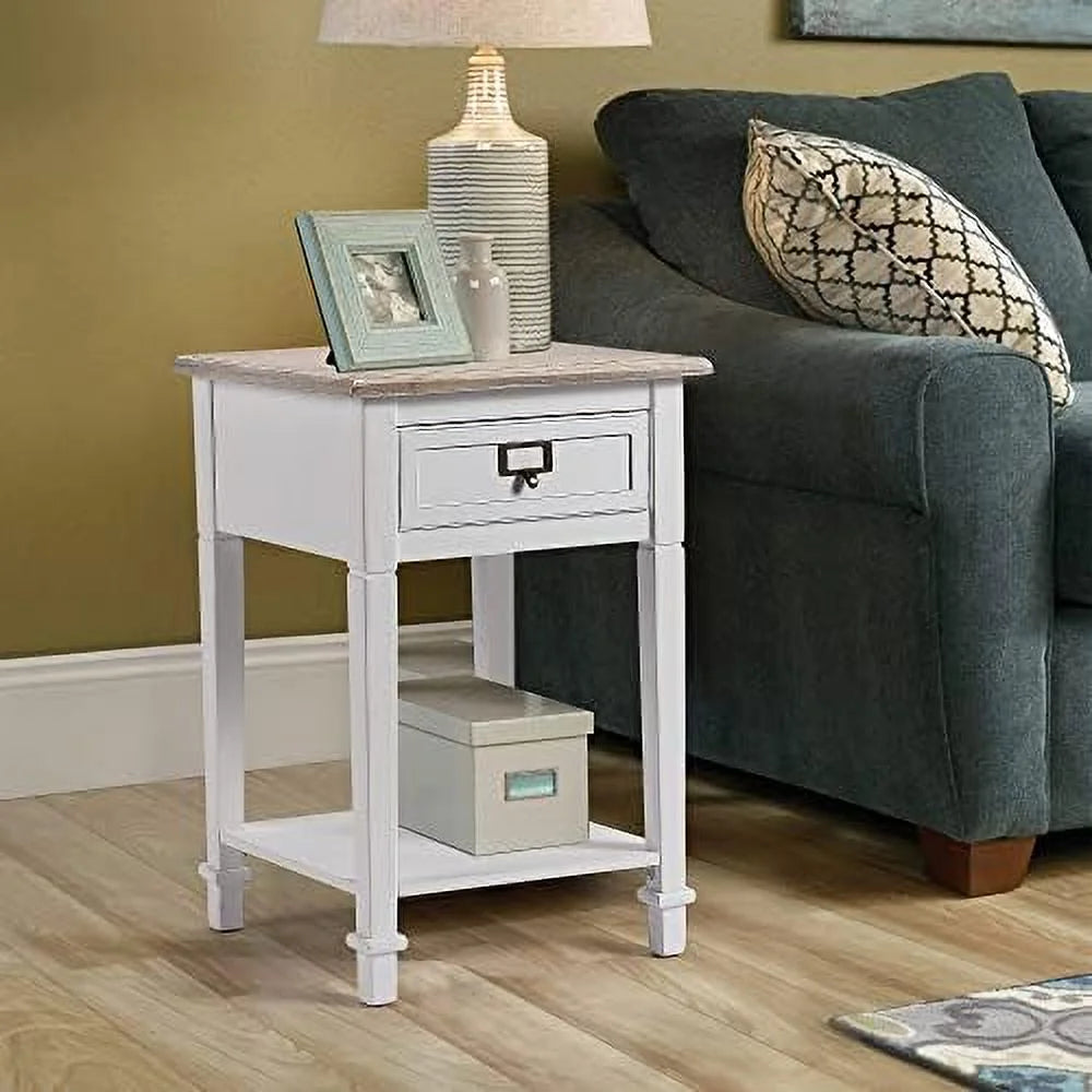 End Table with Charging Station and Drawer Y2688