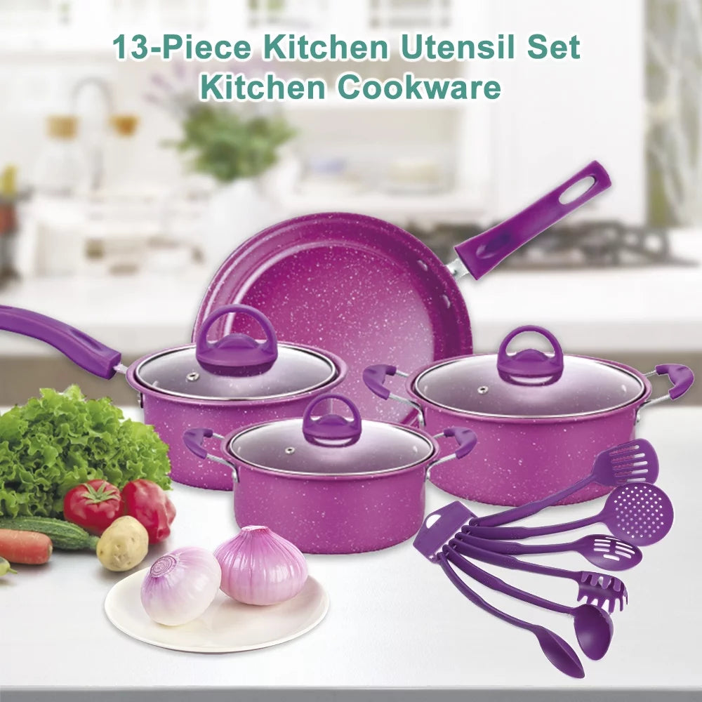 13 Piece Non-Stick Cookware Set C9822
