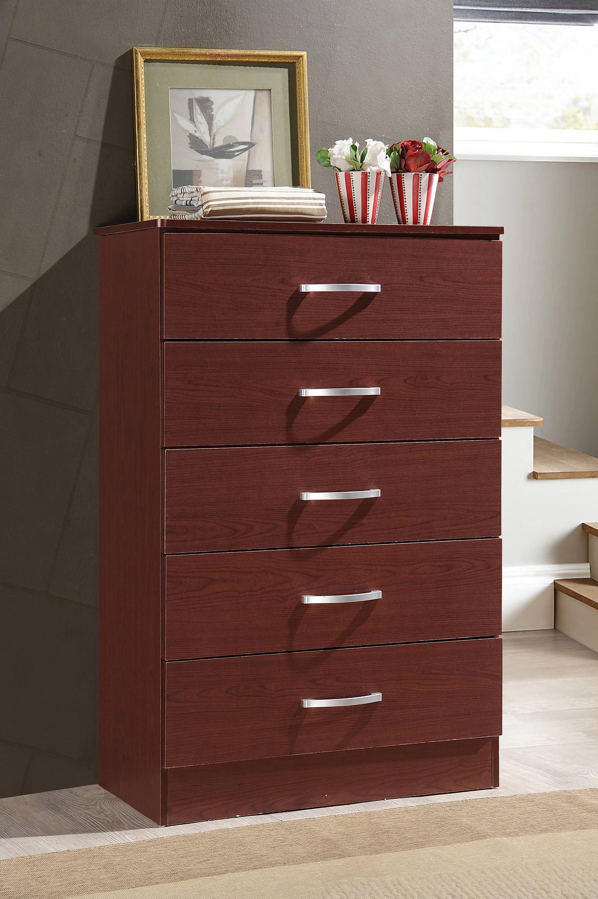 5 Drawer Wood Chest X674168