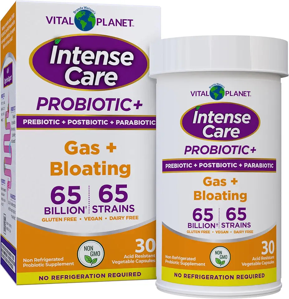 Probiotics Plus Organic Prebiotics 65 Billion CFU 65 Strains 30 ct V55321