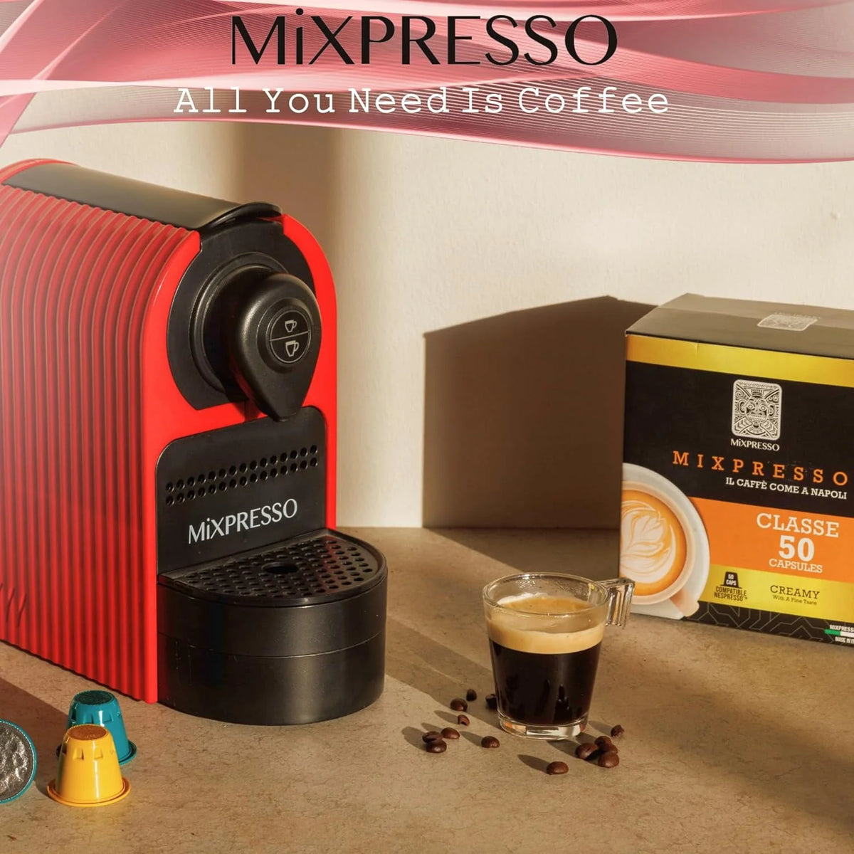 Espresso Machine for Nespresso Capsules 27 Oz Blue H2763