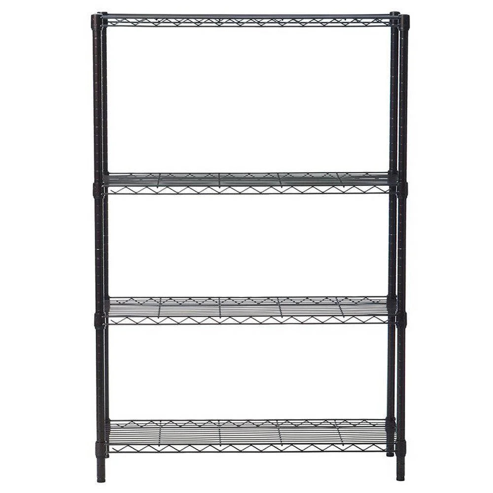4 Layer Wire Shelving Rack Metal Shelf Adjustable Unit K7937