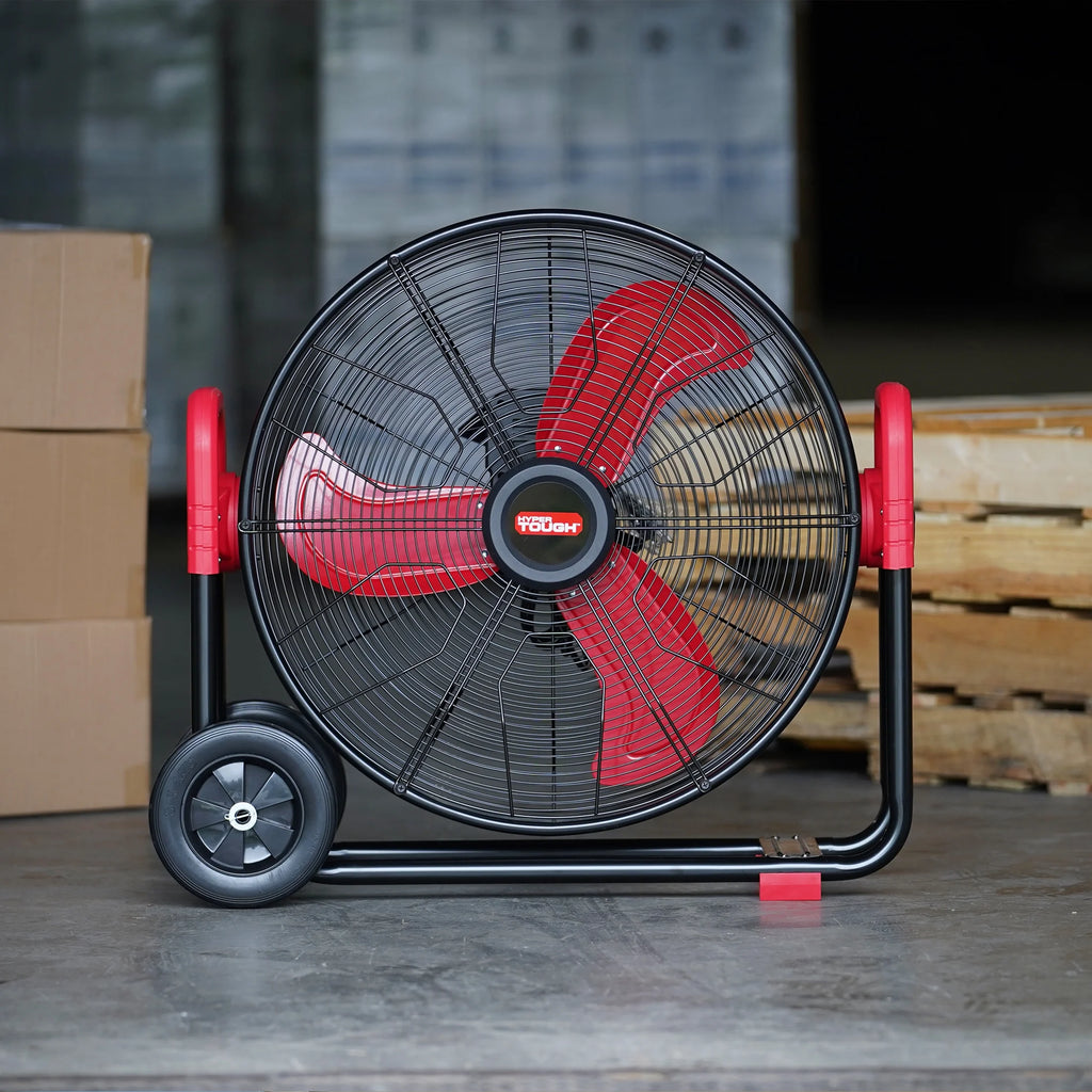 24 inch Brushless DC Motor Drum Fan Black I503