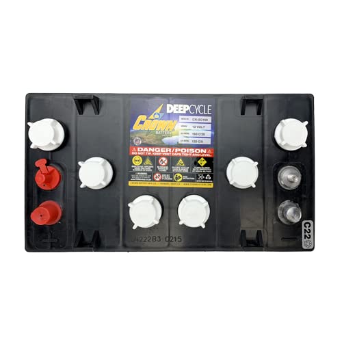 12V 150Ah Deep Cycle Flooded Lead Acid Golf Cart Battery T1352