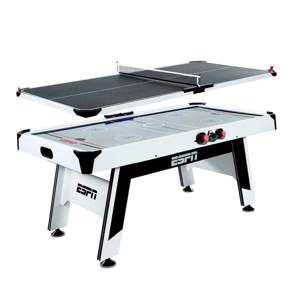 Arcade Air Powered Hockey Table and Tennis Top 2-in-1 W6535
