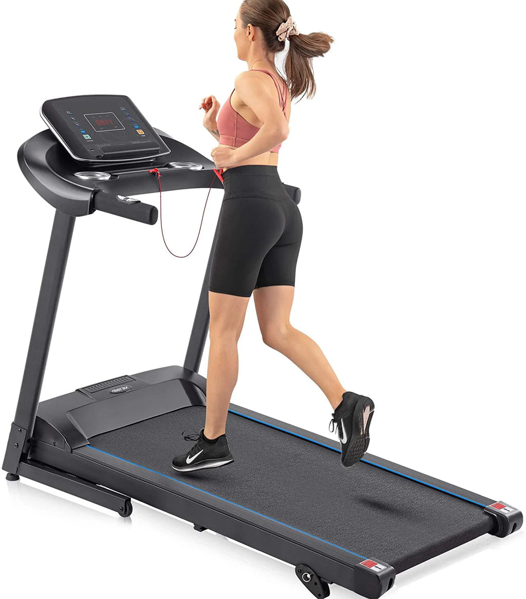 3.5HP Folding Electric Treadmill with Incline, Black W134