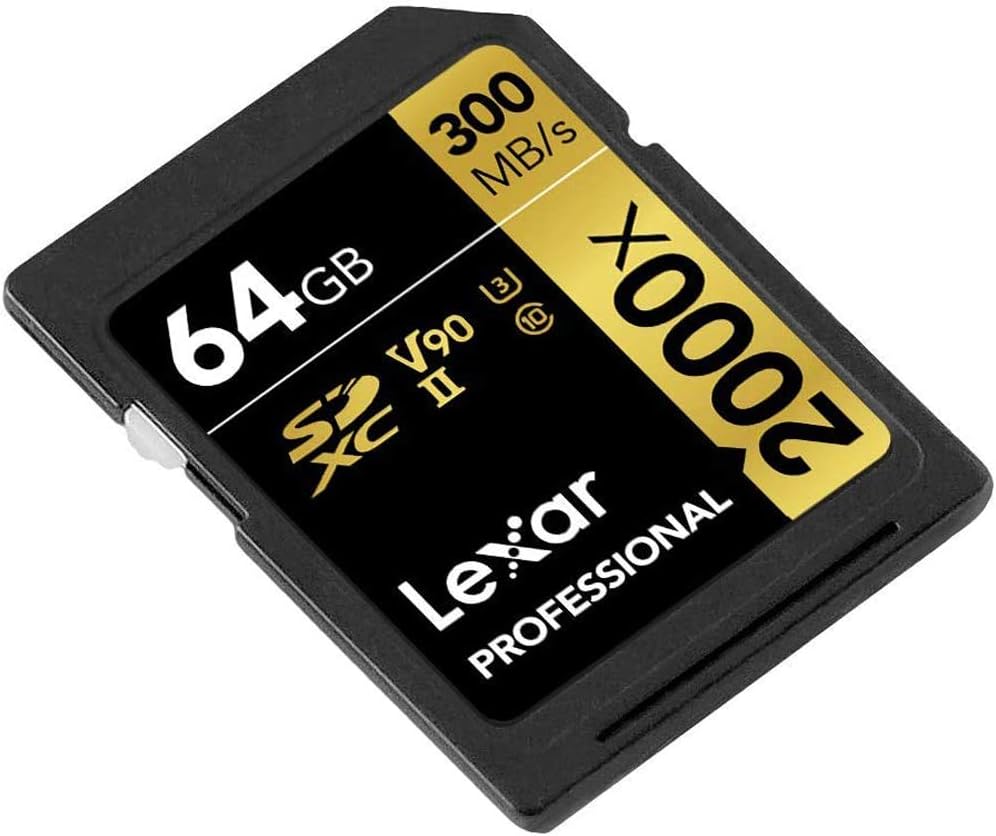 Pack of 2 64GB SDXC UHS-II Memory Cards X420147
