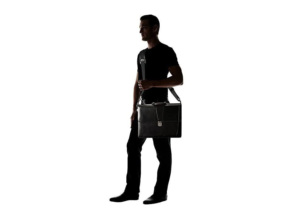 Black Leather Brief K32604