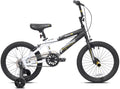 18 in. White and Black Bike M943