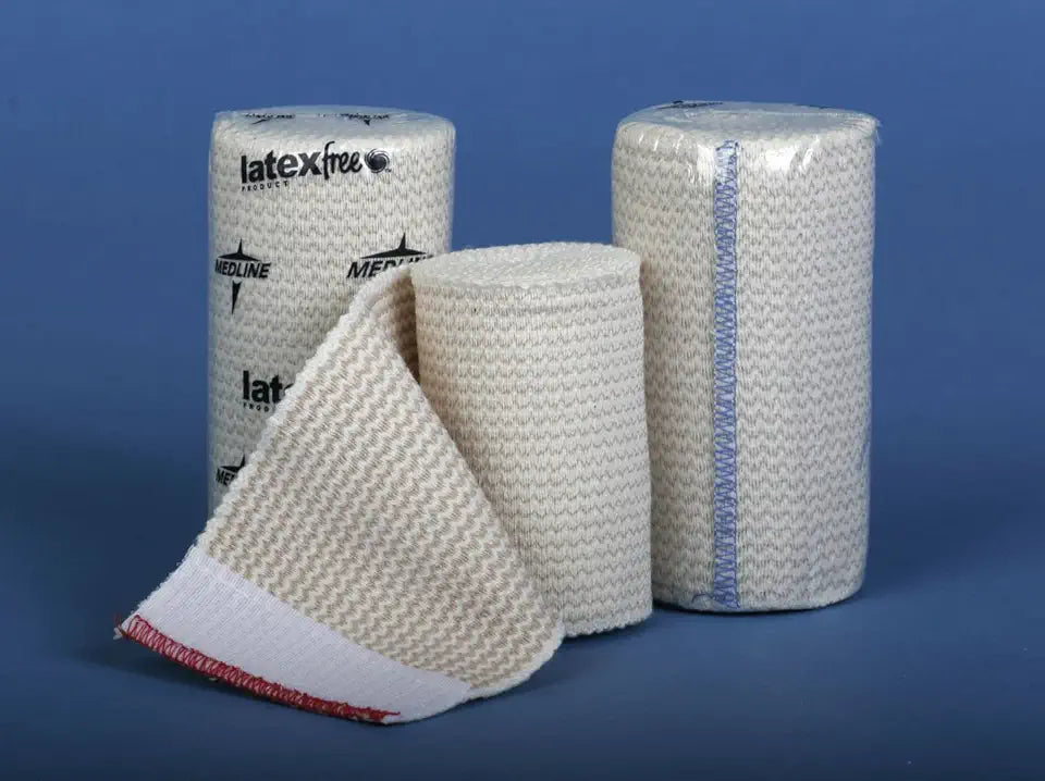 Non-Sterile Elastic Bandages with Self-Closure, 4" x 5 yd., Pack of 50 D645