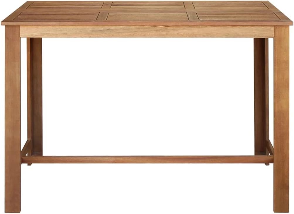 Solid Acacia Wood Bar Table 59x27.6 Brown L194