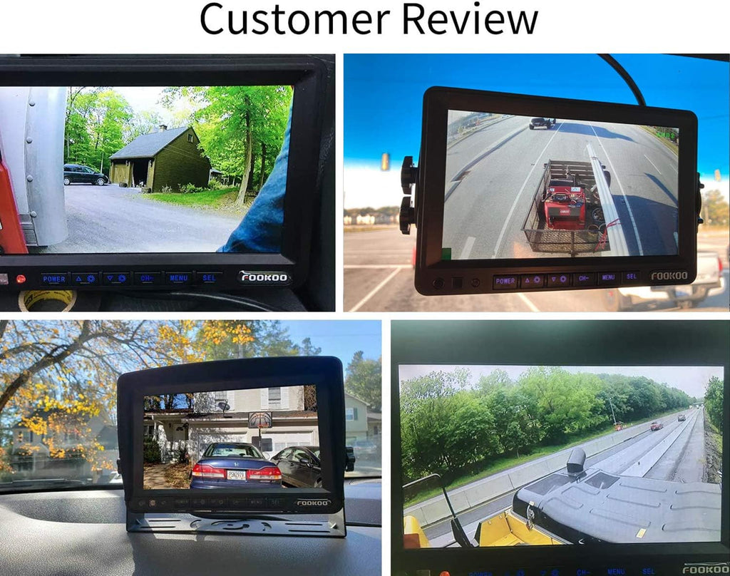 7'' 1080P HD Backup Camera System Kit IP69 Waterproof Rear View Camera S76097