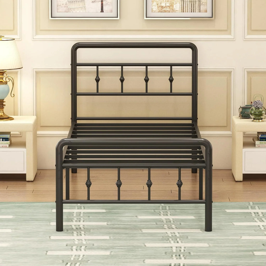 16 inch Twin XL Bed Frames with Headboard and Footboard E129