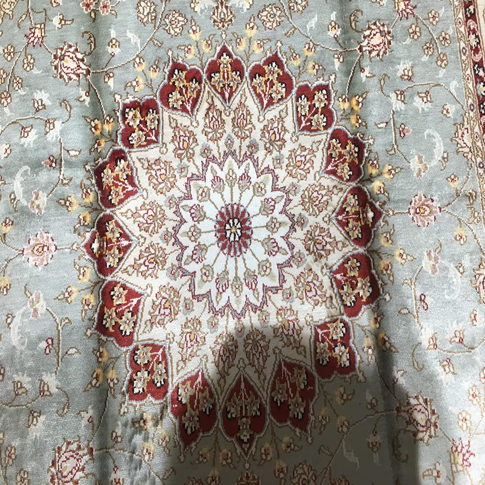 4ft x 6ft Handmade Silk Carpet J8933