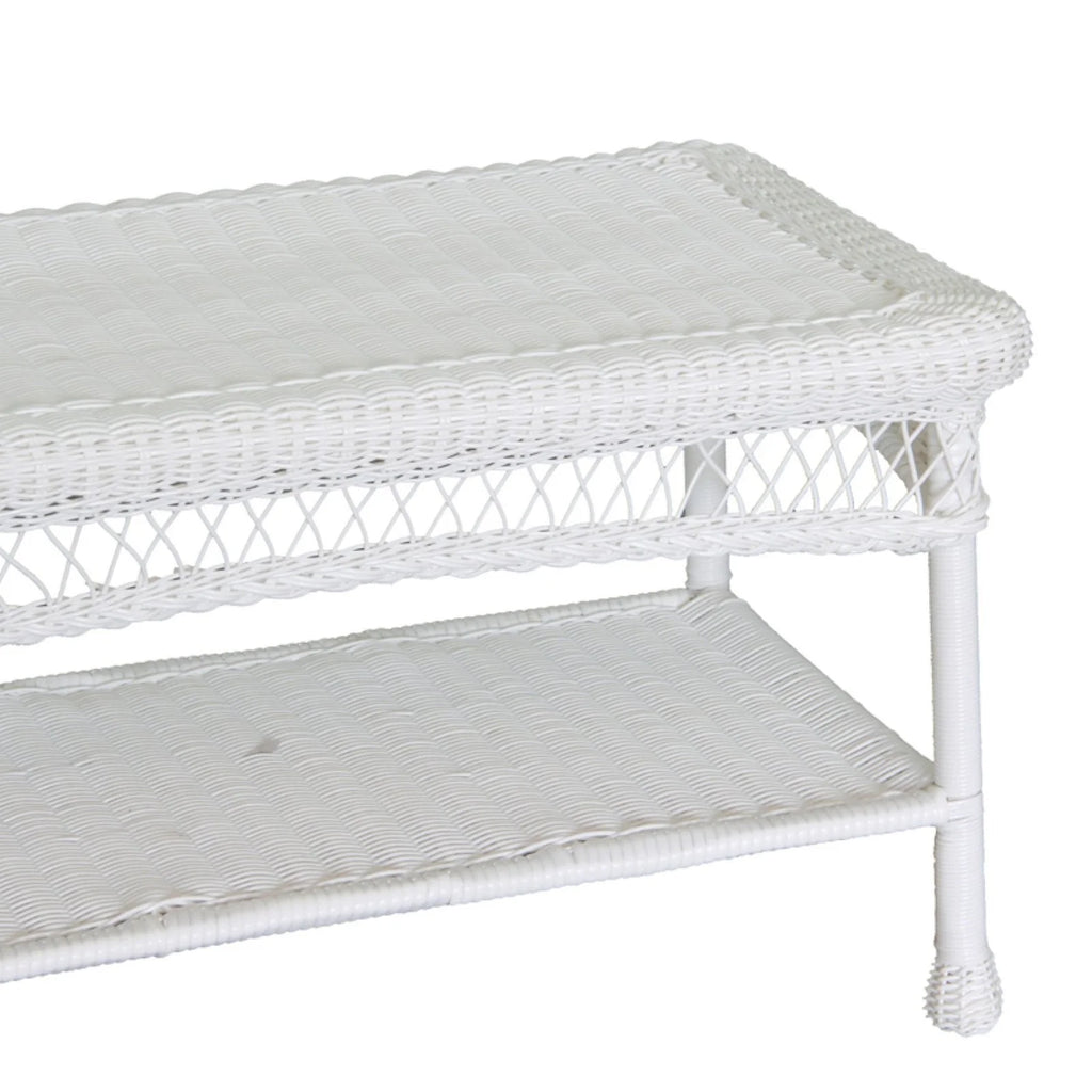 White Wicker Coffee Table H845209