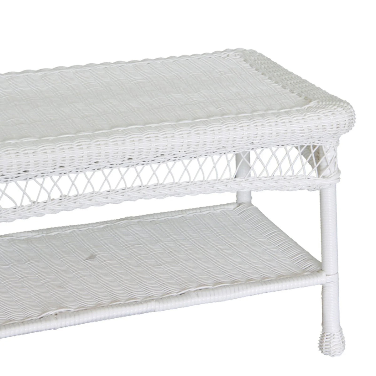 White Wicker Coffee Table H845209