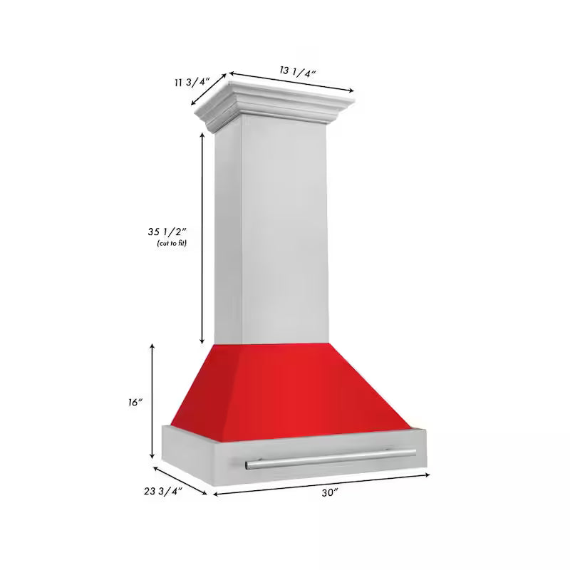 30 in. 400 CFM Ducted Wall Mount Range Hood Q43030
