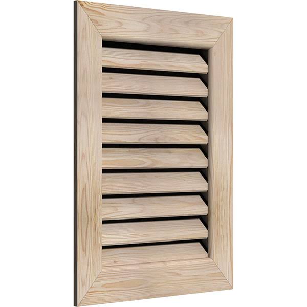 28-in W x 12-in H Unfinished Smooth Pine Gable Vent Z700615