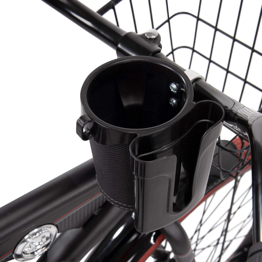26 Inch Matte Black Cruiser Bike U36200