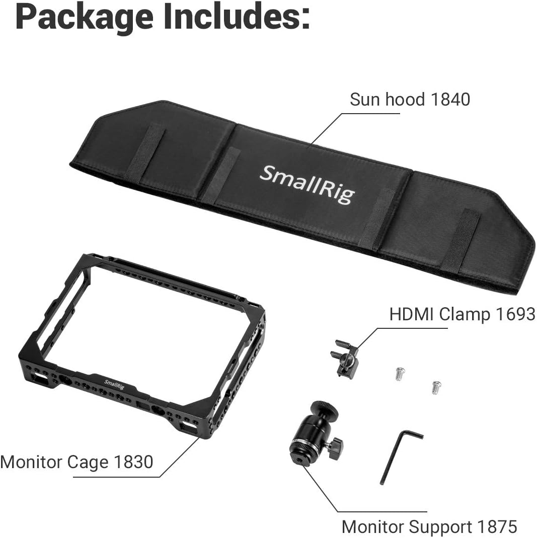 7 Monitor Cage with Sunhood U7004