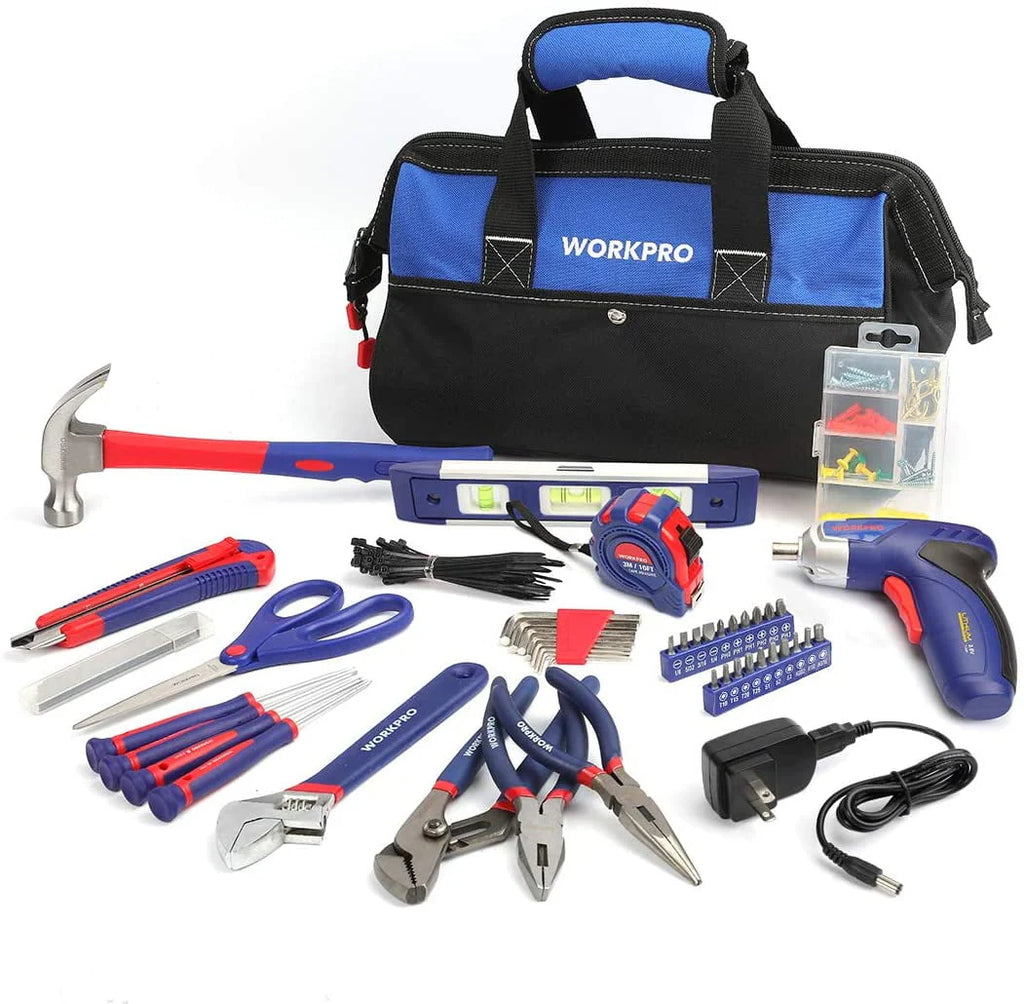 12V Cordless Drill 177 Pieces Combo Kit with Storage Bag and Lithium-Ion Battery & Charger K520