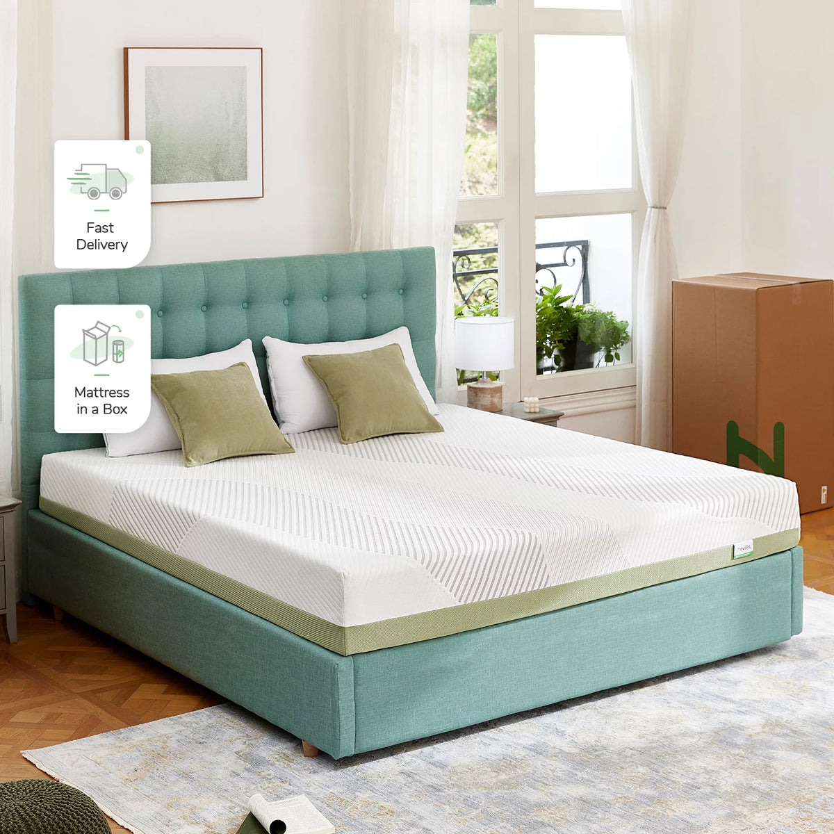 6 inch Gel Memory Foam Full Size Mattress M370295