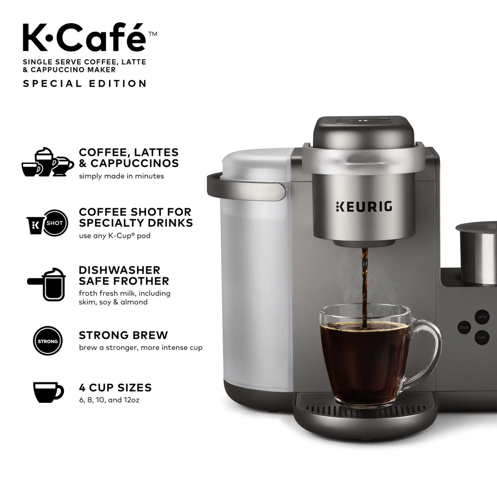 Single Serve K-Cup Pod Coffee, Latte and Cappuccino Maker T81915