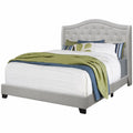 Twin Size Upholstered Velvet Platform Bed G351897