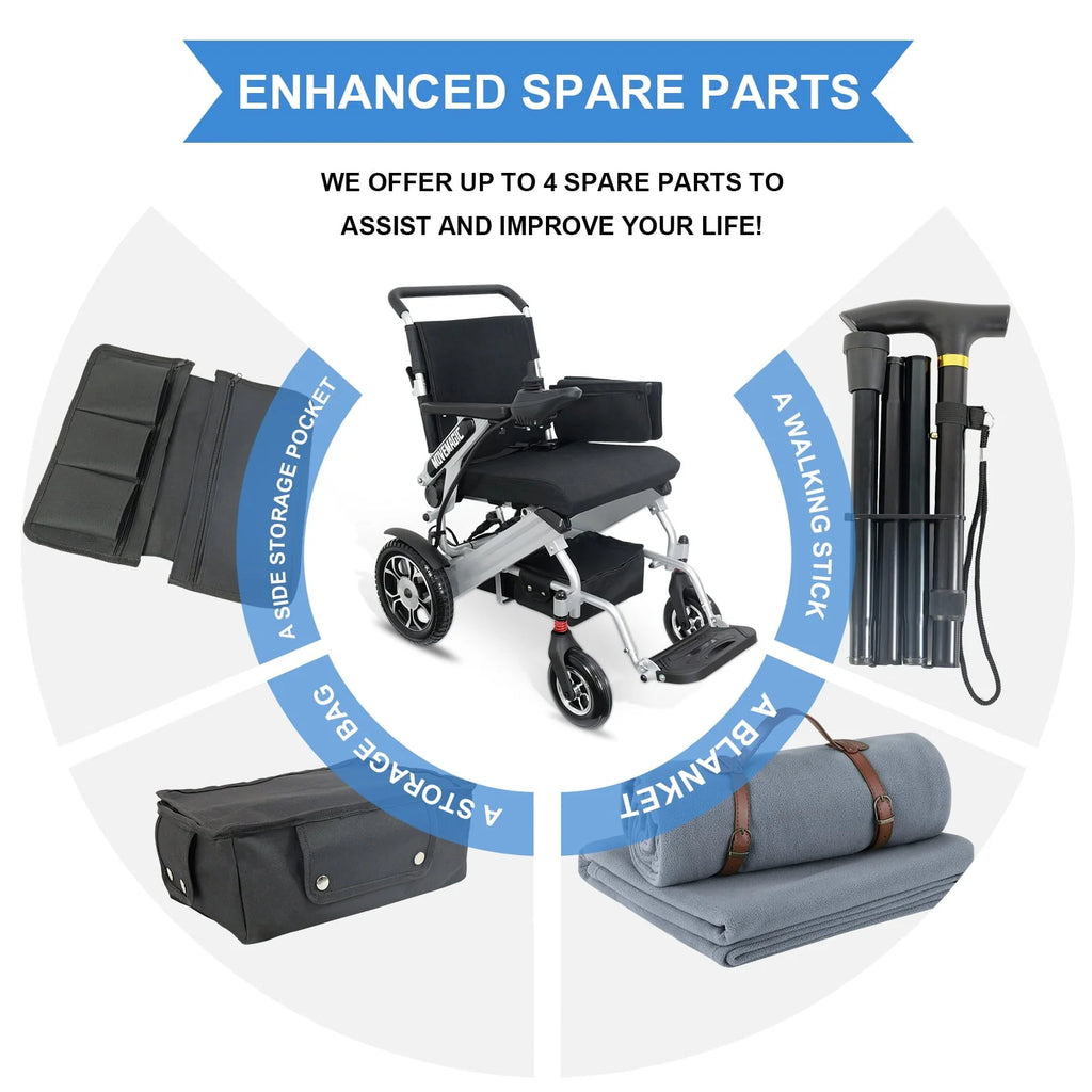 Foldable All Terrain Portable Electric Wheelchair K72689