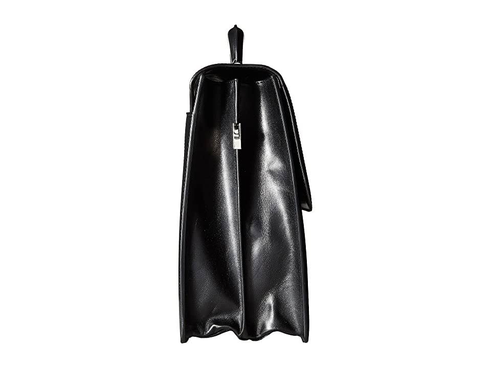 Black Leather Brief K32604