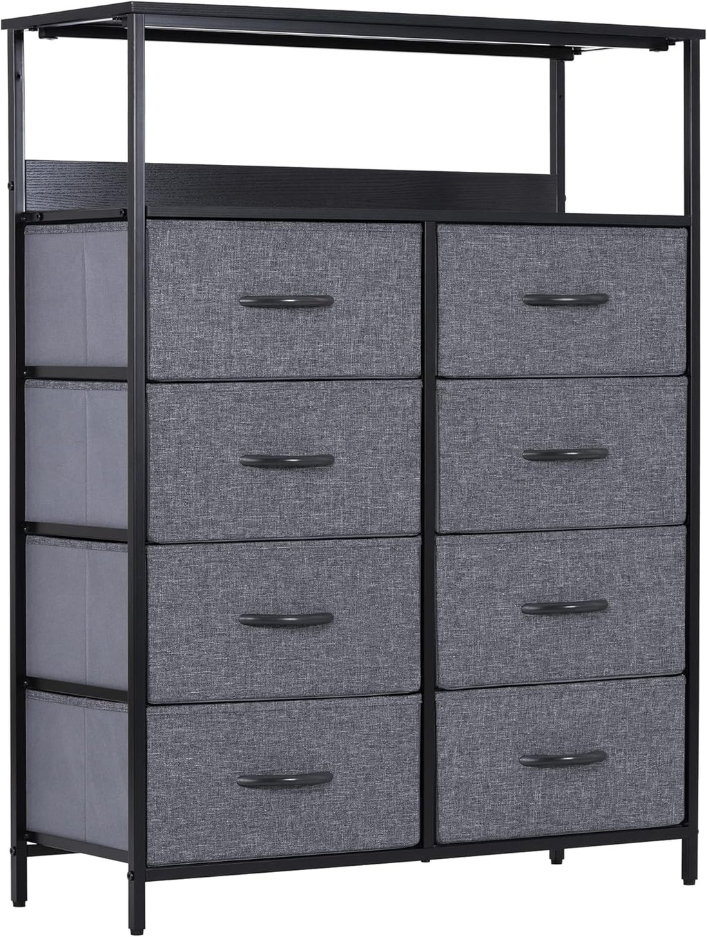 8 Drawer Dresser with Shelves C5307