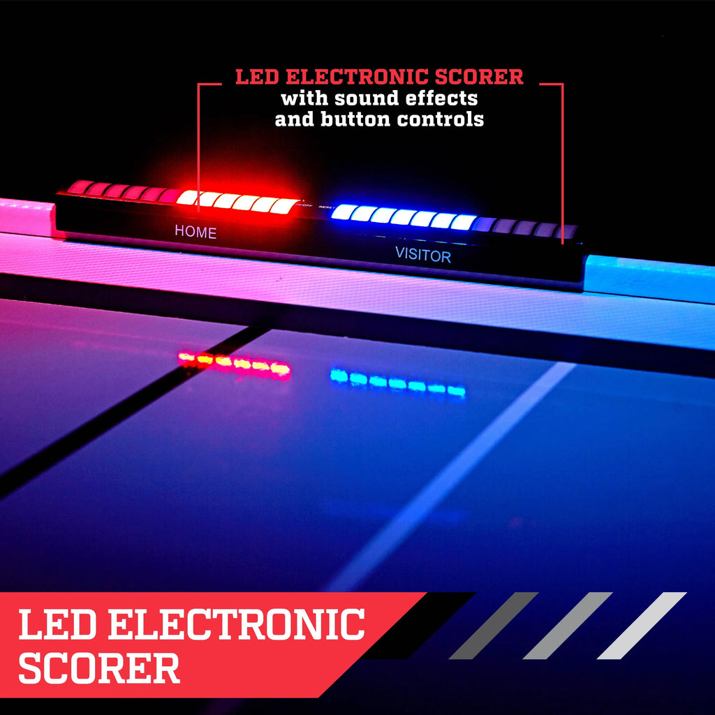 Arcade Air Powered Hockey Table and Tennis Top 2-in-1 W6535